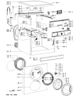 Схема №2 AWO/D 41115 с изображением Модуль (плата) для стиралки Whirlpool 481221470846