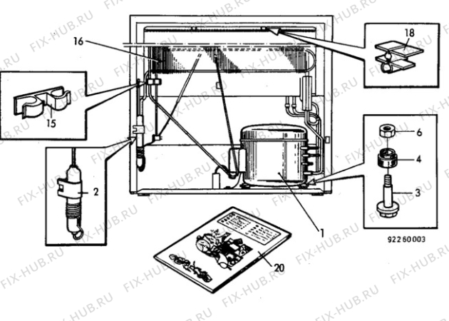 Взрыв-схема холодильника Arthur Martin 808.27-1 - Схема узла C10 Cold, users manual