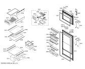 Схема №1 KDN36P90 с изображением Дверь морозильной камеры для холодильной камеры Bosch 00246667