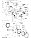 Схема №1 AWO/D 4708 с изображением Модуль (плата) для стиралки Whirlpool 481221470588