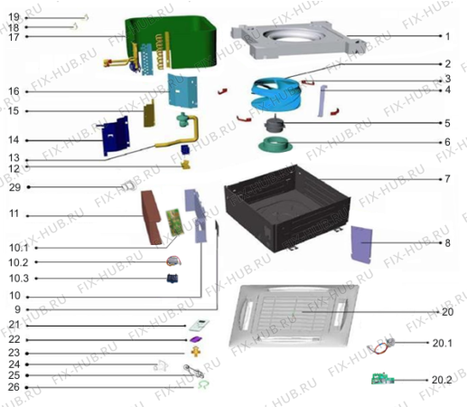 Схема №1 KSK35HINV (297515) с изображением Сенсор для климатотехники Gorenje 309110