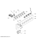 Схема №2 HSW745350E с изображением Направляющая для плиты (духовки) Bosch 00666846
