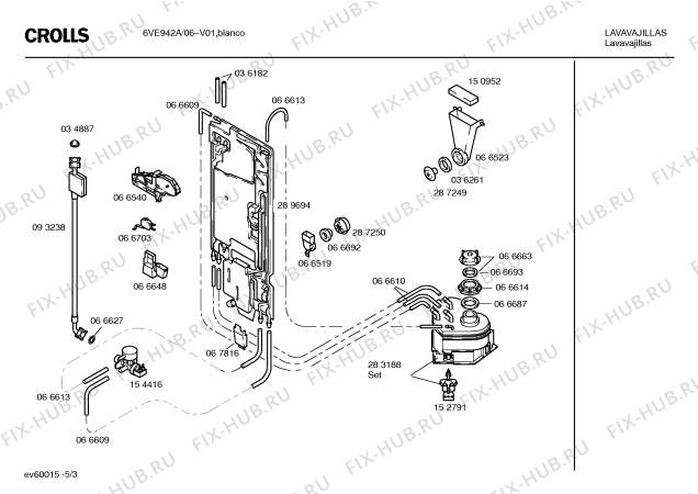 Схема №3 CG550S4 DOMO500 с изображением Устройство смягчения воды для посудомоечной машины Bosch 00283188