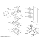 Схема №3 RF411700 с изображением Дверь для холодильника Bosch 00244793