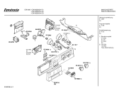 Схема №2 CW10000 CW1000 с изображением Панель управления для стиральной машины Bosch 00273693