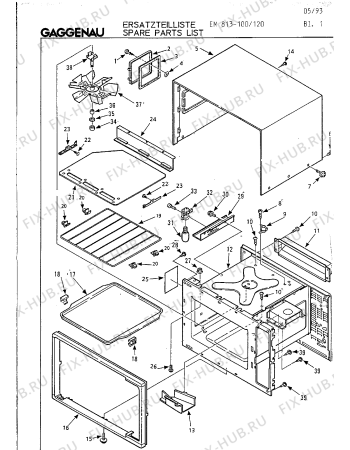 Схема №3 EM813100 с изображением Рамка для микроволновой печи Bosch 00294829