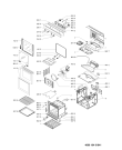 Схема №1 AKZM6550HIX с изображением Клавиша для электропечи Whirlpool 480121101164