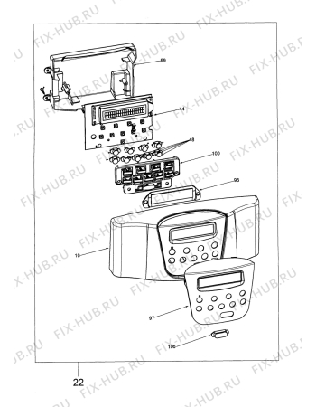 Схема №2 MAGNIFICA  EAM3100SDJ с изображением Нагревательный элемент для электрокофеварки DELONGHI 5532130500