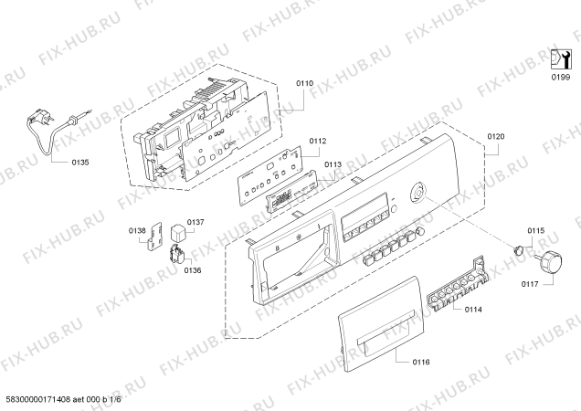 Схема №2 WLK24240UA Avantixx 6 VarioPerfect с изображением Ручка для стиралки Bosch 00752494