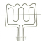 Нагревательный элемент для электропечи Zanussi 3876046131 3876046131 для Ikea FDOV8/2 101-562-08