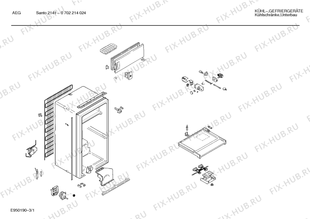 Схема №1 KI6AEN1 2141 с изображением Дверь морозильной камеры для холодильной камеры Bosch 00286196