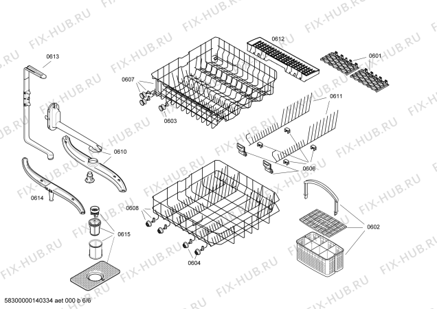 Схема №2 CG4A00U8SK с изображением Панель управления для посудомойки Bosch 00671518