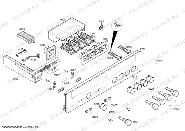 Схема №1 E1521S2 MEGA1521A с изображением Ручка конфорки для духового шкафа Bosch 00183742