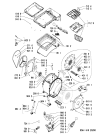 Схема №1 AWA 6106 с изображением Обшивка для стиралки Whirlpool 481245211687