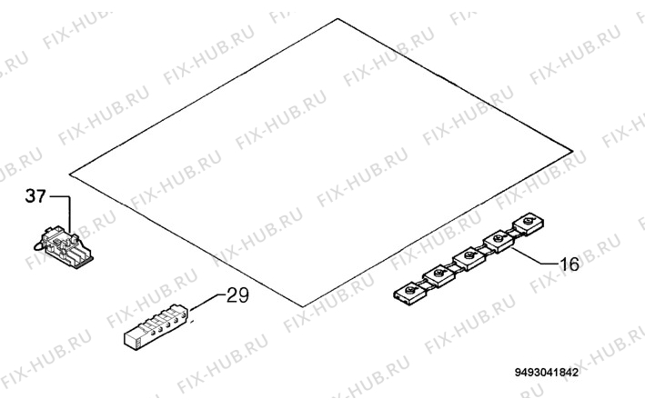 Взрыв-схема плиты (духовки) Zanussi ZGF642X - Схема узла Electrical equipment 268