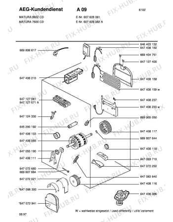 Взрыв-схема стиральной машины Matura MATURA 8602 CD - Схема узла Section4