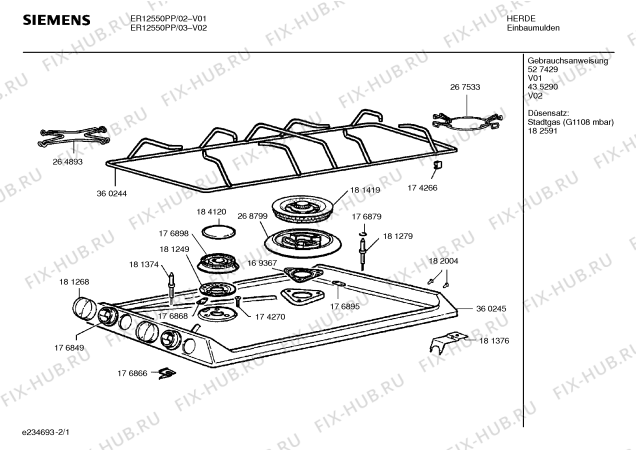 Схема №1 NCT335WNL с изображением Гайка для плиты (духовки) Bosch 00169373