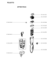Схема №1 EP7501F0/23 с изображением Элемент корпуса для бритвы (эпилятора) Rowenta CS-00135694