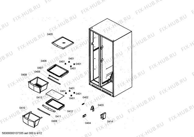 Схема №5 SK525264 с изображением Поднос для холодильника Bosch 00443351