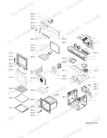 Схема №1 AKZ 501 NB с изображением Обшивка для духового шкафа Whirlpool 481231048222