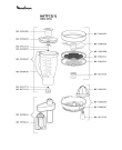 Схема №3 AATF12(1) с изображением Элемент корпуса для кухонного комбайна Moulinex MS-5980612
