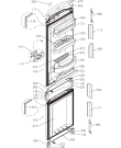 Схема №1 NRK65308W (180107, HZOKF3067EF) с изображением Дверца для холодильника Gorenje 154684