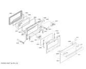 Схема №2 B13P40S1FR с изображением Ручка двери для плиты (духовки) Bosch 00668825