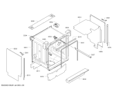 Схема №1 63013993017 с изображением Передняя панель для электропосудомоечной машины Bosch 00704015