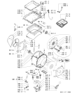Схема №1 AWE 10727/1 с изображением Декоративная панель для стиральной машины Whirlpool 480111100837