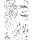 Схема №1 ADP 4300 WH с изображением Панель для посудомоечной машины Whirlpool 481245373378