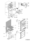 Схема №1 ARF 247 LH с изображением Лоток (форма) для холодильной камеры Whirlpool 481244011212