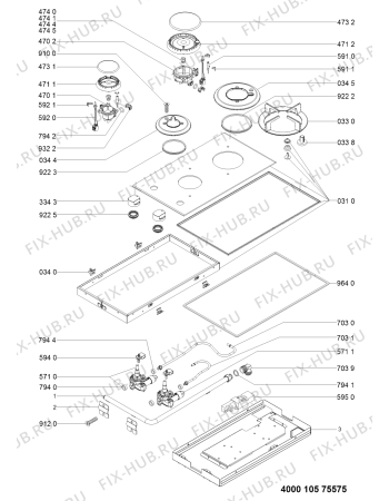 Схема №1 TGZ 6260/IN с изображением Втулка для духового шкафа Whirlpool 481010445316