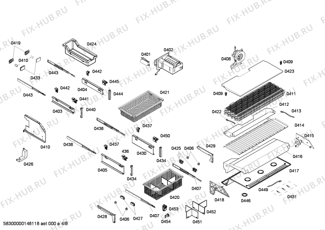 Схема №2 CIB30MIIR7 с изображением Панель для холодильника Bosch 00702993