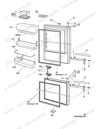 Схема №2 S76322-KG с изображением Микромодуль для холодильной камеры Aeg 2082948437