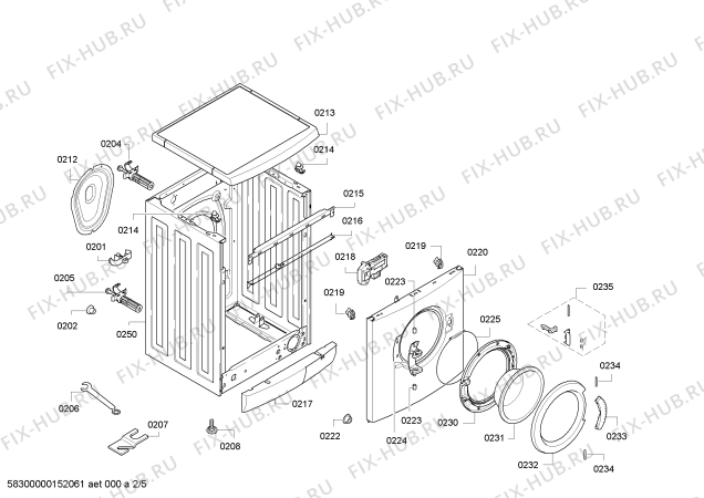 Схема №1 WM10E221EE iQ 100 с изображением Панель управления для стиральной машины Siemens 00701975