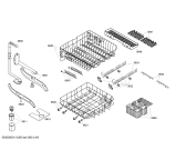 Схема №3 S44M47W0EU с изображением Передняя панель для посудомойки Bosch 00441092