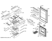 Схема №1 X5KXNSM402 с изображением Дверь морозильной камеры для холодильной камеры Bosch 00247411