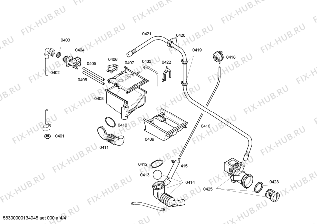 Схема №2 WAE24471EP с изображением Панель управления для стиралки Bosch 00671871