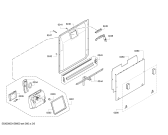 Схема №2 S41M50B3EU с изображением Передняя панель для посудомоечной машины Bosch 00705106