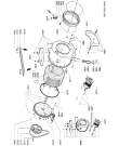 Схема №1 AWG 852/1 OS с изображением Крестовина для стиралки Whirlpool 481252898012