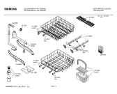 Схема №1 SE54A563RK с изображением Инструкция по эксплуатации для посудомоечной машины Siemens 00692410