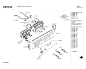 Схема №2 HB38E77 с изображением Панель управления для духового шкафа Siemens 00361877