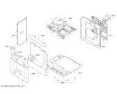 Схема №4 TES80521RW VeroSelection 500 с изображением Передняя часть корпуса для электрокофемашины Bosch 00790137