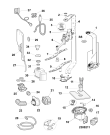 Схема №2 LUF8M132XEU (F087365) с изображением Панель управления для посудомойки Indesit C00310428