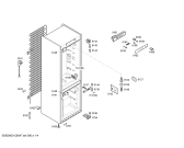 Схема №2 KGN36X20 с изображением Дверь морозильной камеры для холодильной камеры Bosch 00477228