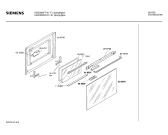 Схема №1 HB35080FF с изображением Фронтальное стекло для духового шкафа Siemens 00205076