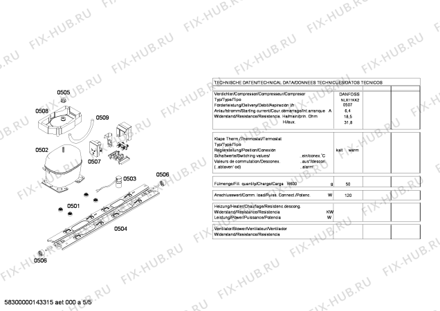 Схема №3 RB272373 с изображением Панель управления для холодильника Bosch 00677132