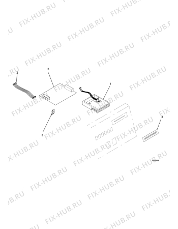 Взрыв-схема стиральной машины Electrolux WTA/LI - Схема узла CS-Control