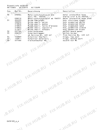 Схема №2 KE282624 с изображением Варочная панель для печи Bosch 00097701