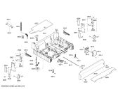 Схема №4 SHX98M05UC с изображением Элемент корпуса Bosch 00661757